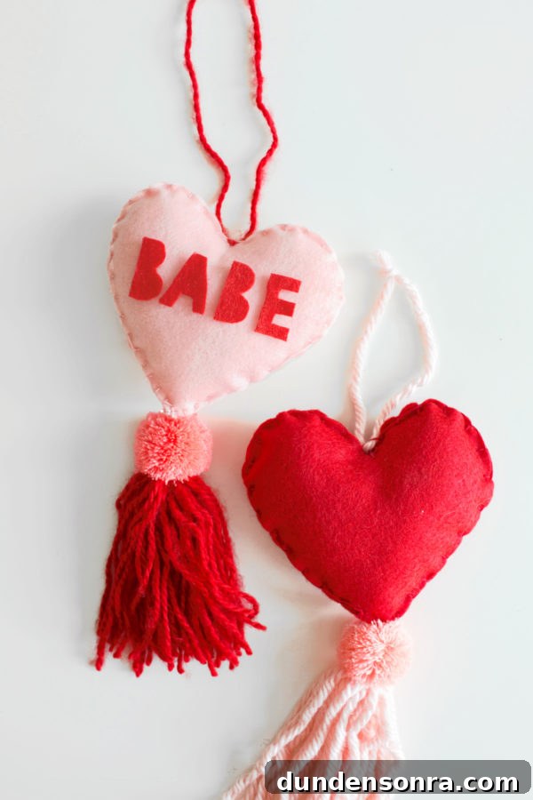 Heart tassel 