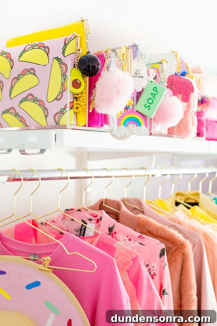 Closet Laundry Room Reveal and Clever Space-Saving Ideas 7 Clothes hanging in a closet