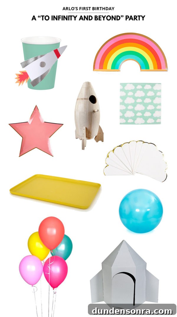 Arlo’s First Birthday Party Theme and Inspiration 4 To Infinity and Beyond Inspired First Birthday Party