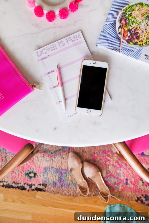5 Small Changes That Simplified Our Everyday Lives 6 A phone and notepad on a table