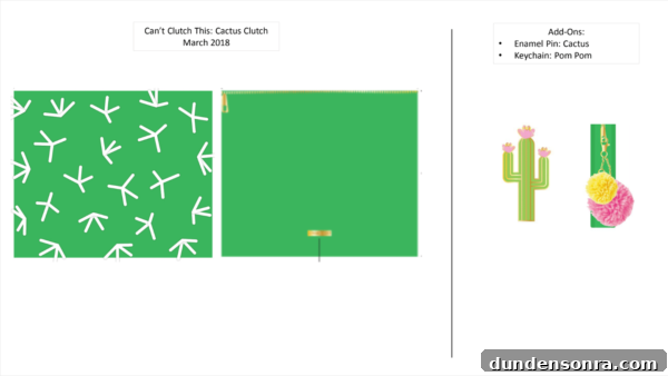 Behind the Scenes: Crafting Our Cactus Clutch Handbag 6 Green rectangle