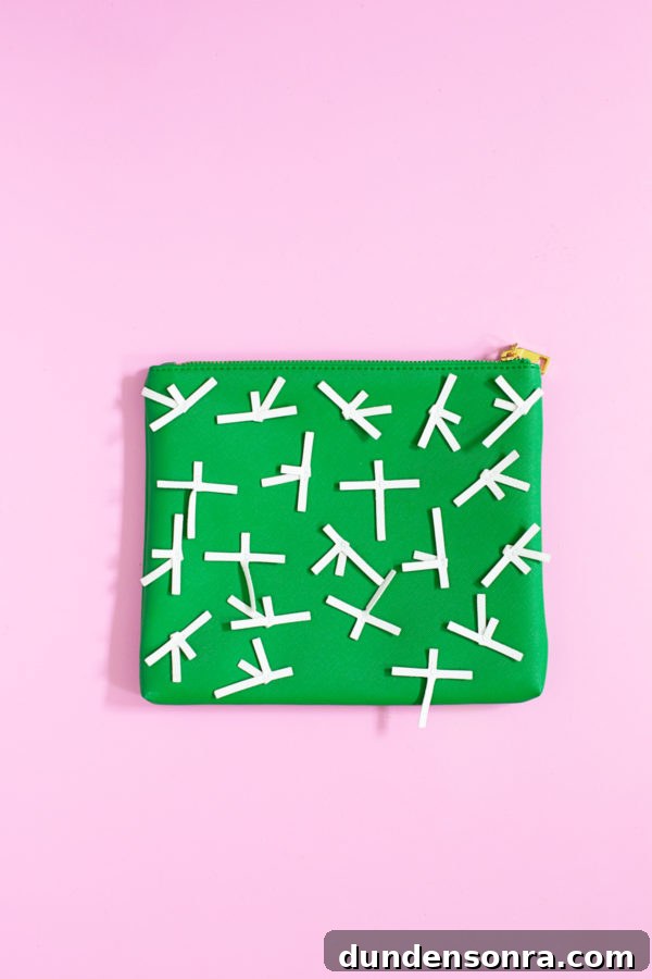 Behind the Scenes: Crafting Our Cactus Clutch Handbag 10 Cactus clutch