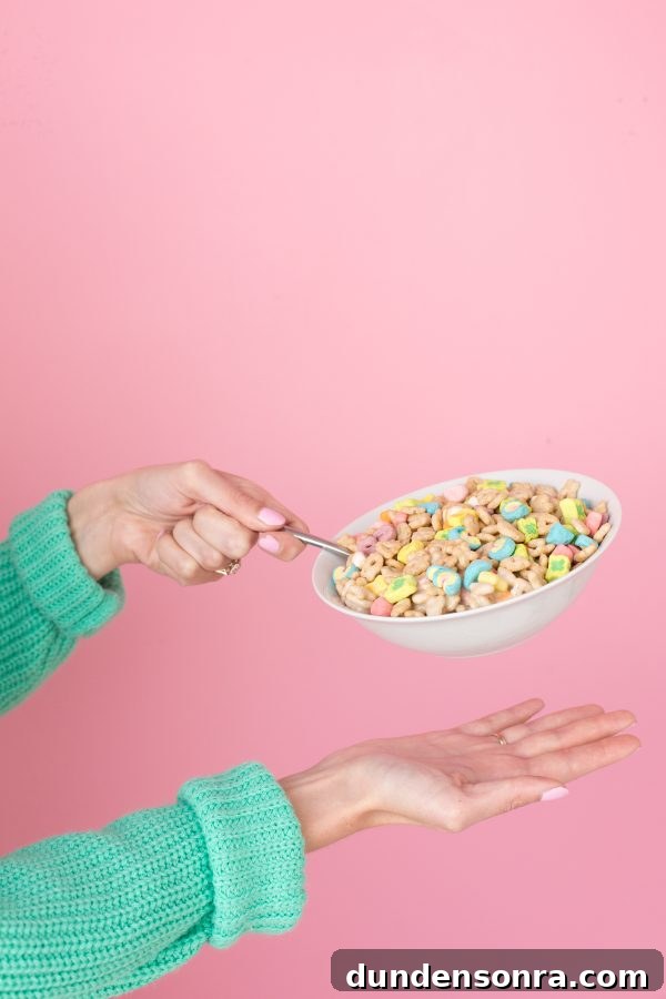 April Fools' Prank: Make Cereal Treat Bowls That Fool Everyone 2 someone holding a cereal bowl