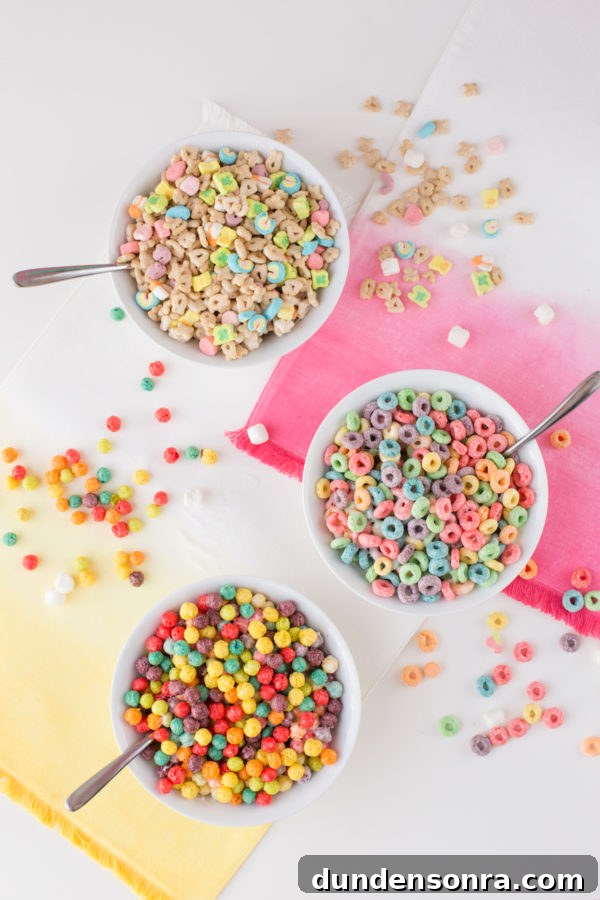 April Fools' Prank: Make Cereal Treat Bowls That Fool Everyone 6 Bowls of cereal