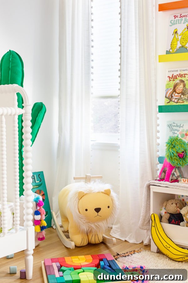 A room with a lion chair