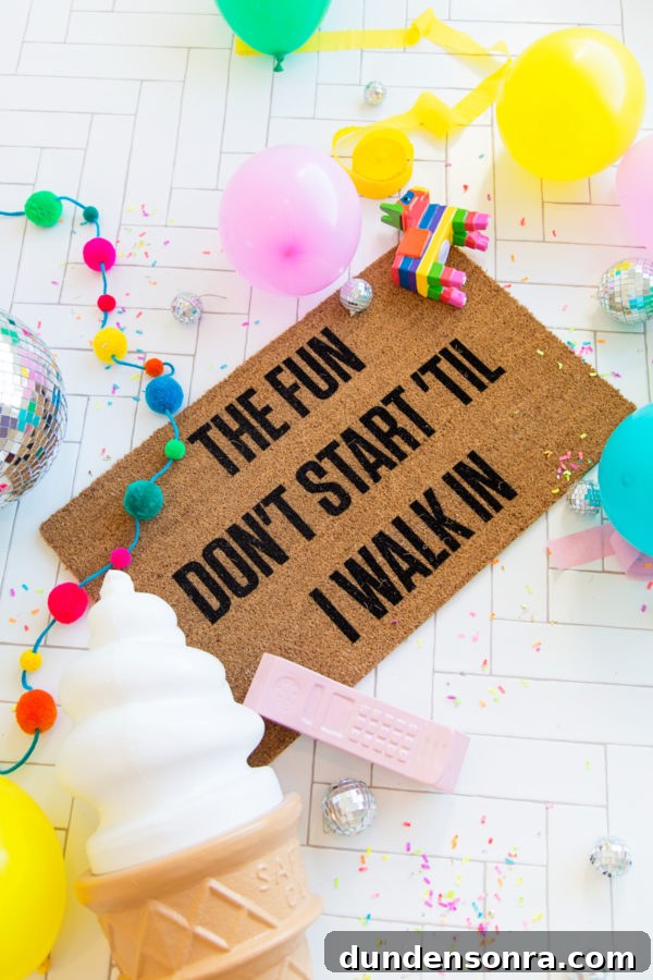 New Doormat Collection: Unique Welcome Mats from Our Collaboration 4 Welcome mat and colorful decor