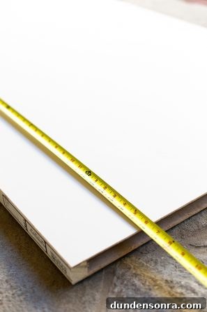 DIY Guide: Transform a Pink Closet with French Doors 5 A close-up of a ruler
