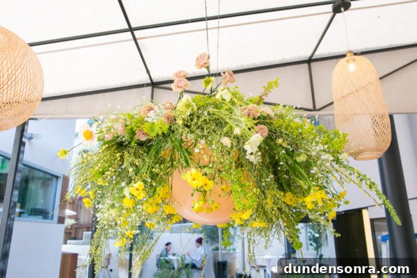 Hanging flowers