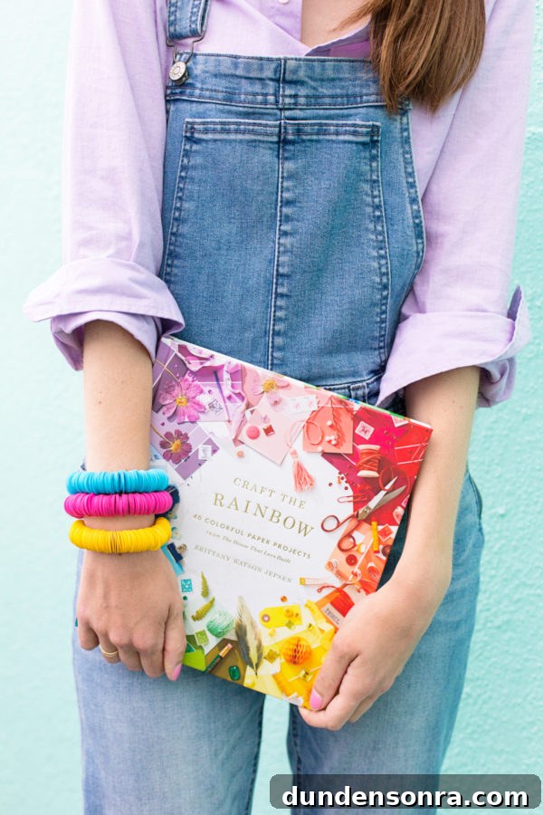 Someone holding a craft book