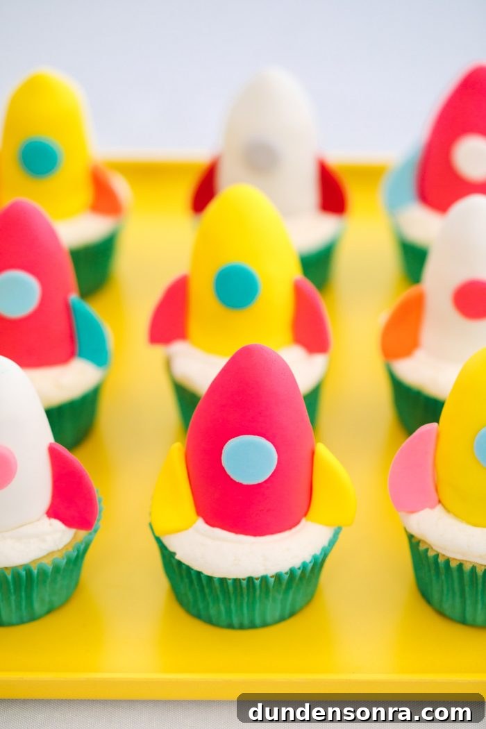 Space-Themed Cupcakes: Step-by-Step Recipe & Decorating Tips 18 Rocket Ship Cupcakes