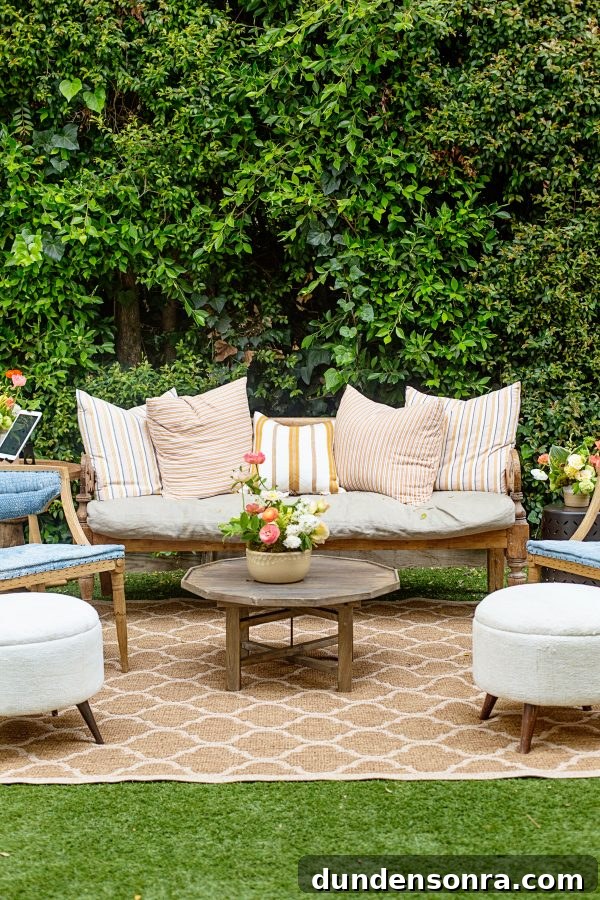 What Makes Your Backyard Special? Share What You Love 2 A couch outside on the grass