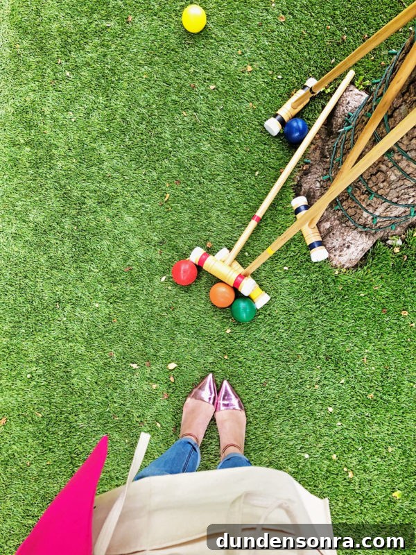 What Makes Your Backyard Special? Share What You Love 5 A photo of someone wearing pink heals on the grass