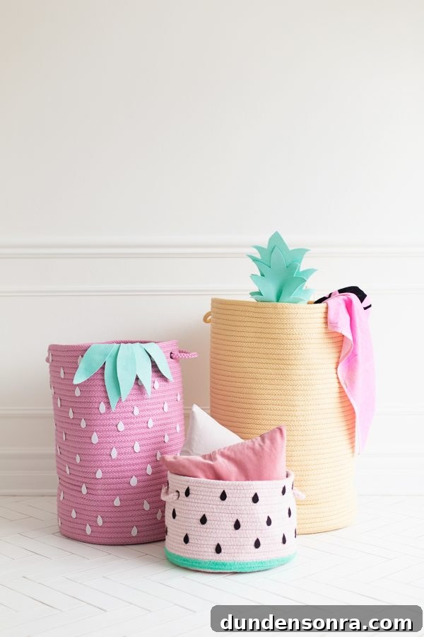 Baskets that look like fruit