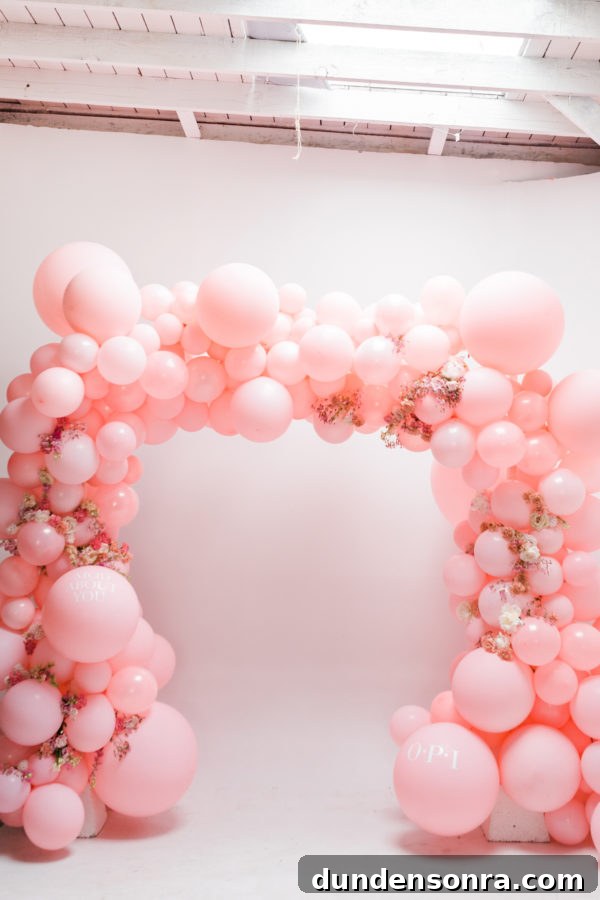 Pink balloon ring