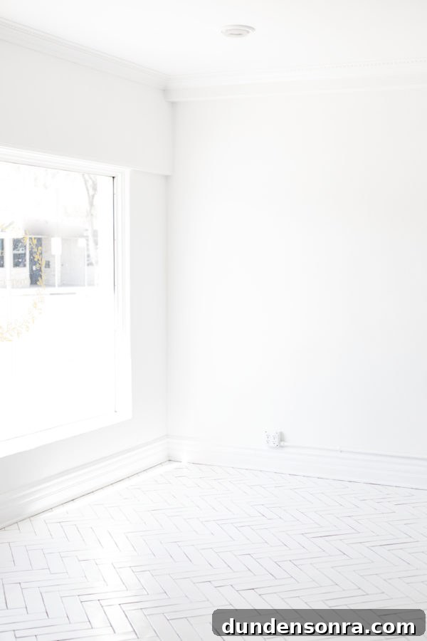 Studio DIY Headquarters: Mood Board and Makeover Plans 6 White-Washed Vinyl Floors