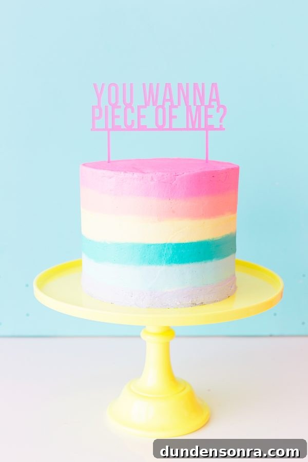 Rainbow cake