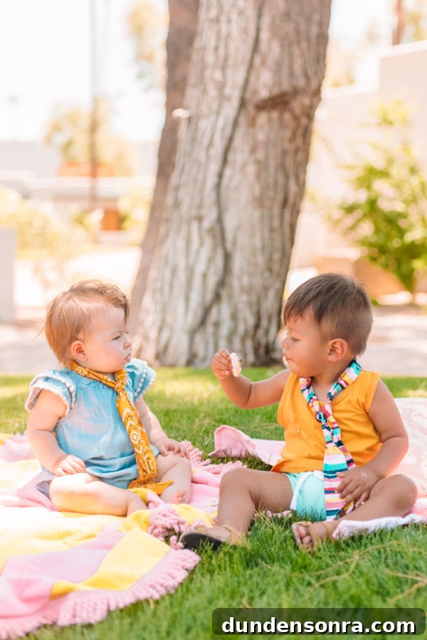 Weekend Getaway in Scottsdale: Friends, Food & Outdoor Fun 12 Two little boys on grass
