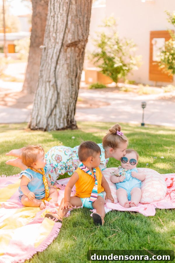 Weekend Getaway in Scottsdale: Friends, Food & Outdoor Fun 13 Kids sitting on blankets in a park