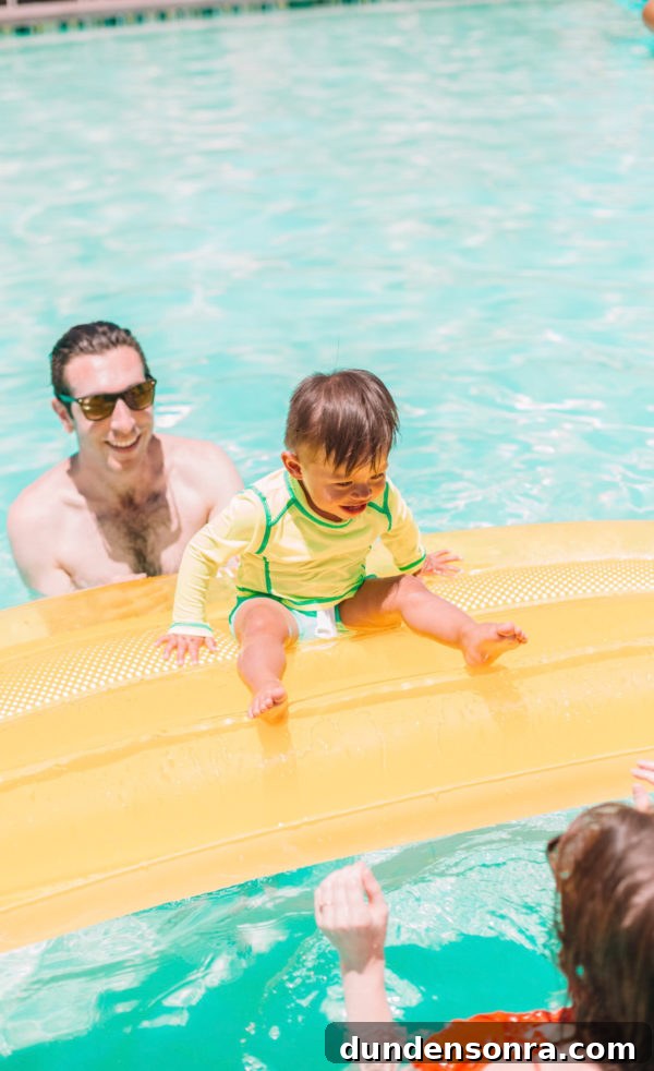 Weekend Getaway in Scottsdale: Friends, Food & Outdoor Fun 7 A child on a floatie