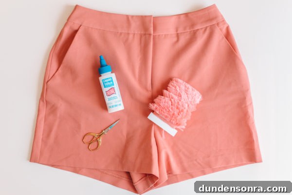 Pink shorts