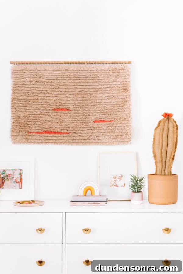 DIY Boho Fringe Wall Hanging: Step-by-Step Guide for Beginners 2 Decor on a dresser