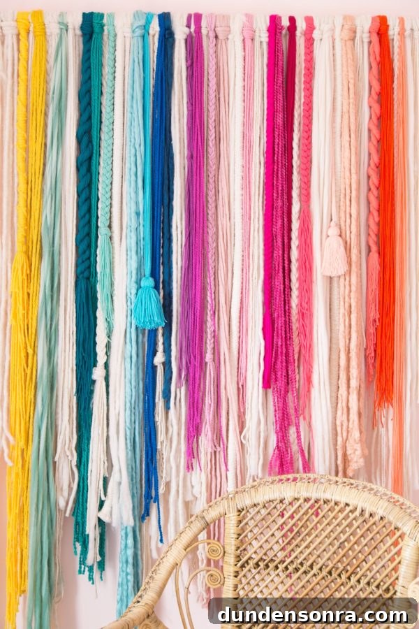 Rainbow yarn