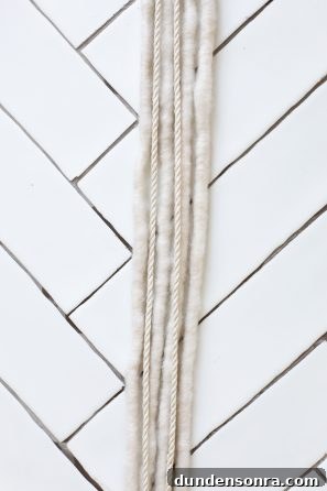 A close up of rope