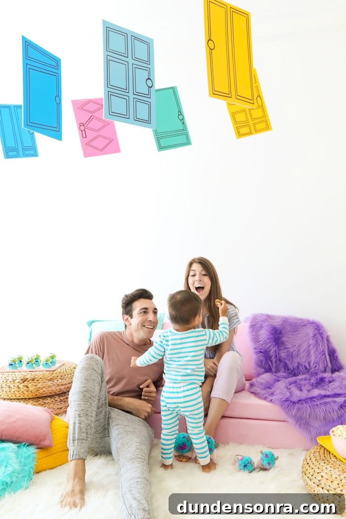 Monster's Inc. Movie Night Party