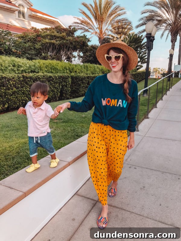 Our Family Getaway to Coronado Island: Top Things to Do 15 A little boy and woman walking