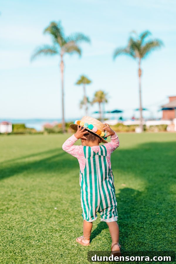 Our Family Getaway to Coronado Island: Top Things to Do 17 A little boy that is standing in the grass