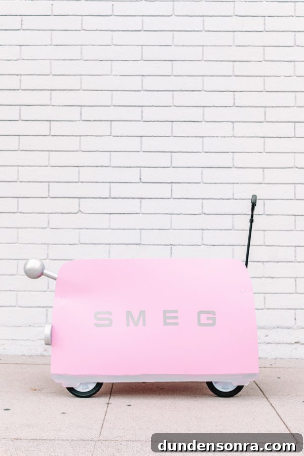 Pink DIY toaster