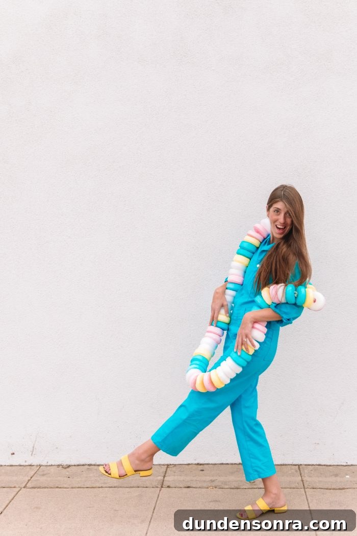 DIY Food Halloween Costumes - DIY Candy Necklace