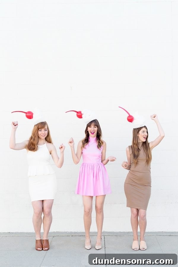 DIY Milkshake Halloween Costumes