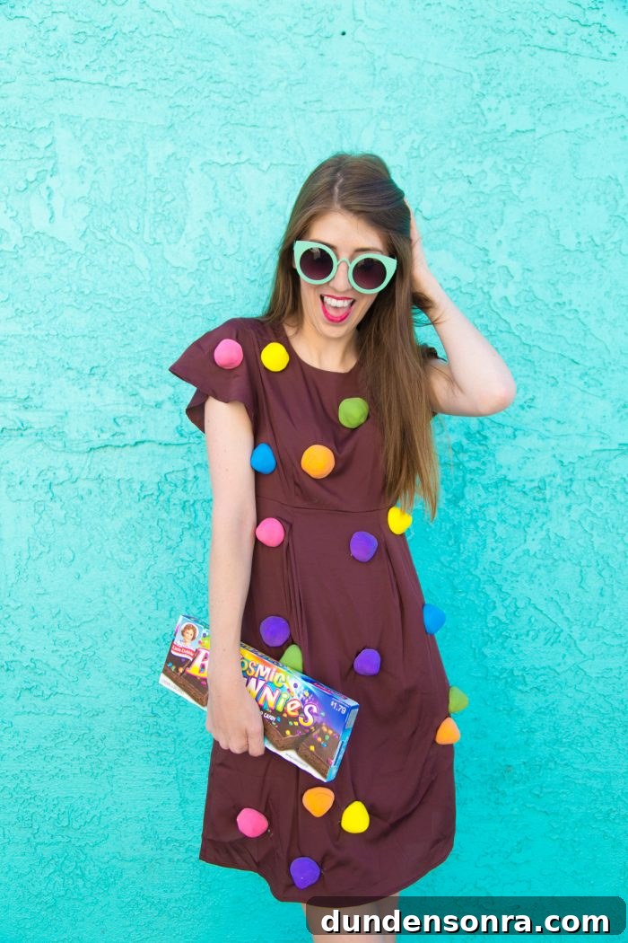DIY Cosmic Brownie Costume