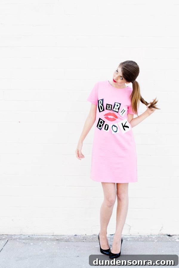DIY Burn Book Costume | studiodiy.com
