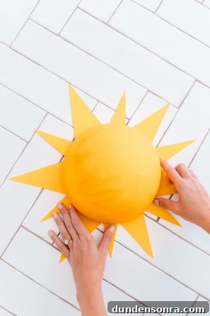 Creative DIY Weather-Themed Family Costume Ideas 8 Yellow dome on yellow paper