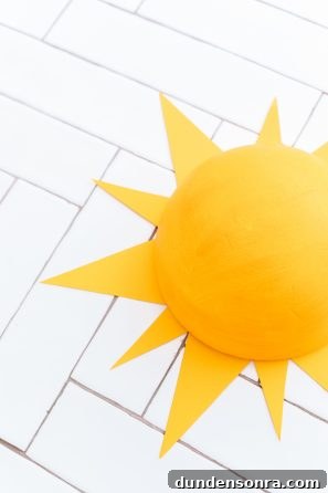 Creative DIY Weather-Themed Family Costume Ideas 9 Yellow sun