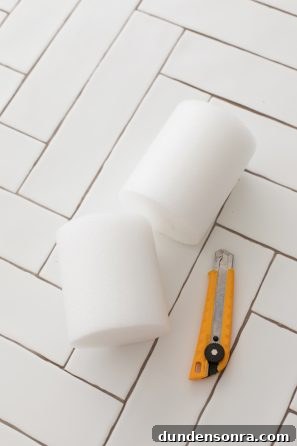 DIY Hot Chocolate Costume Ideas for Halloween and Cosplay 5 A close-up of a white cylinder object