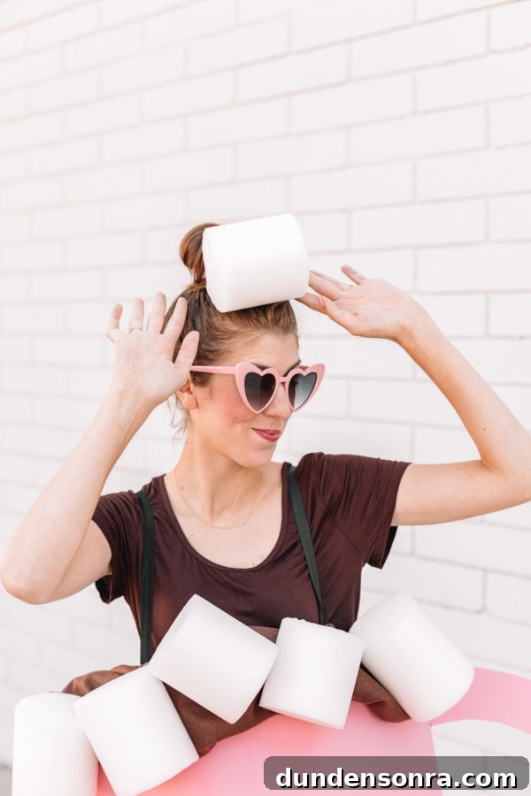 DIY Hot Chocolate Costume Ideas for Halloween and Cosplay 7 A person dressed up as hot chocolate