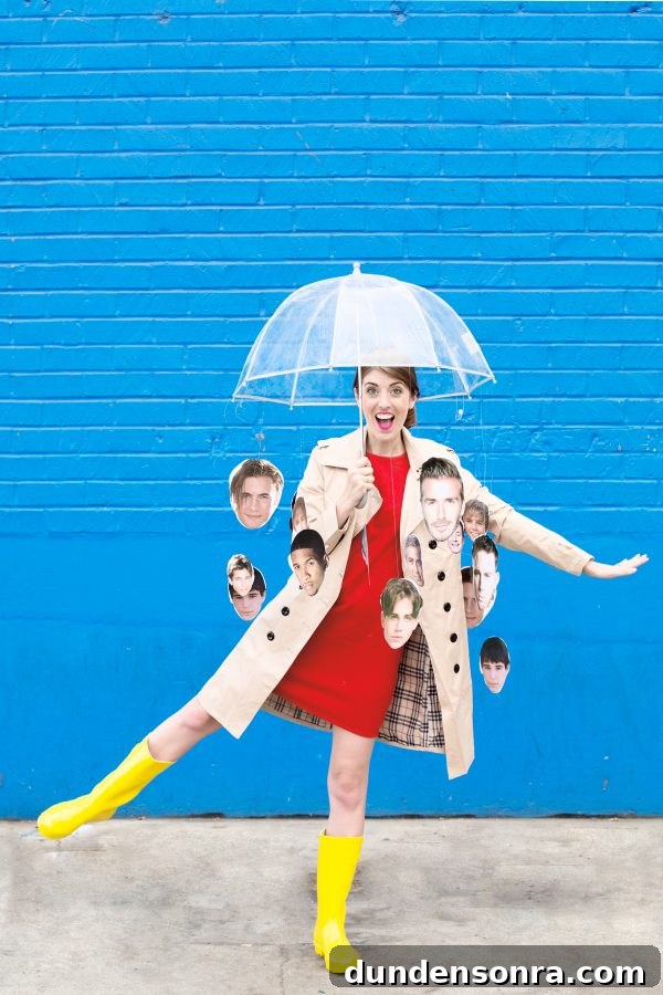 20 Creative Last-Minute DIY Halloween Costume Ideas 18 DIY Raining Men Costume