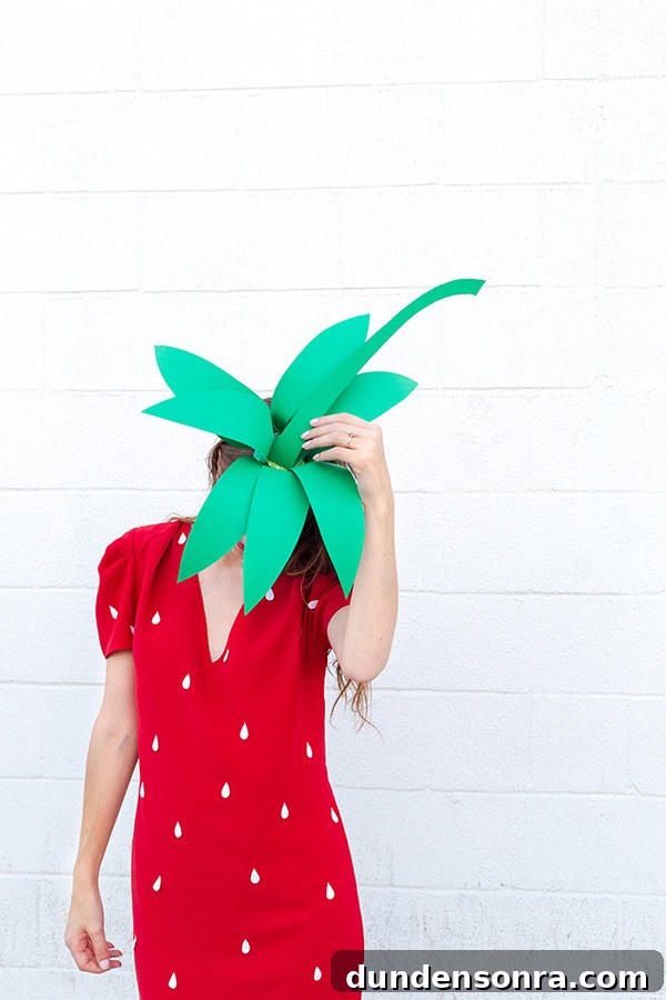 20 Creative Last-Minute DIY Halloween Costume Ideas 7 DIY Strawberry Costume