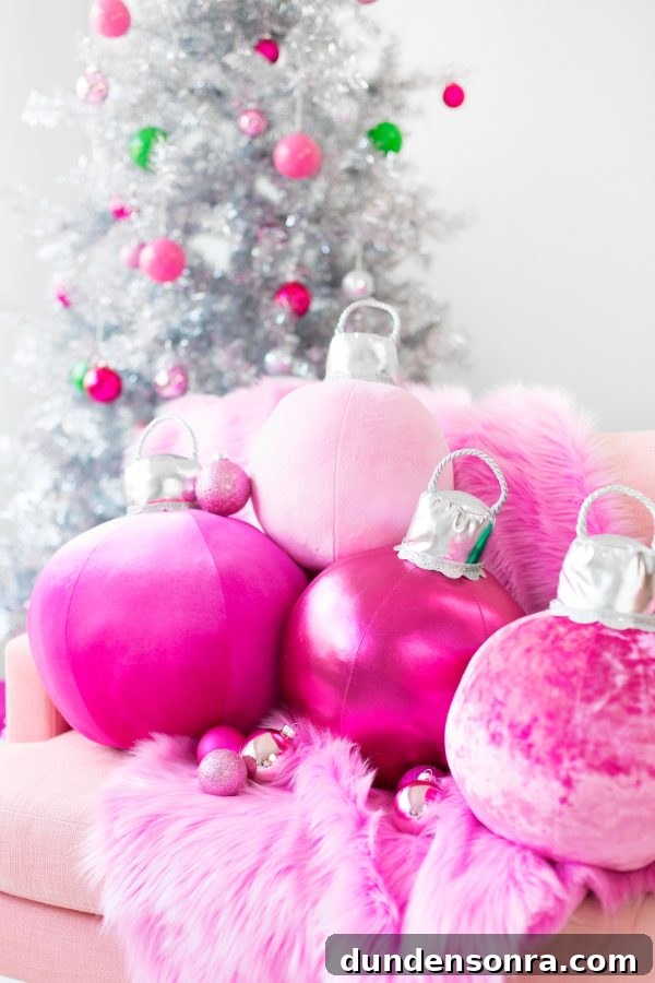 22 Festive Colorful Holiday DIYs for Bright Seasonal Decor 6 DIY Ornament Pillows