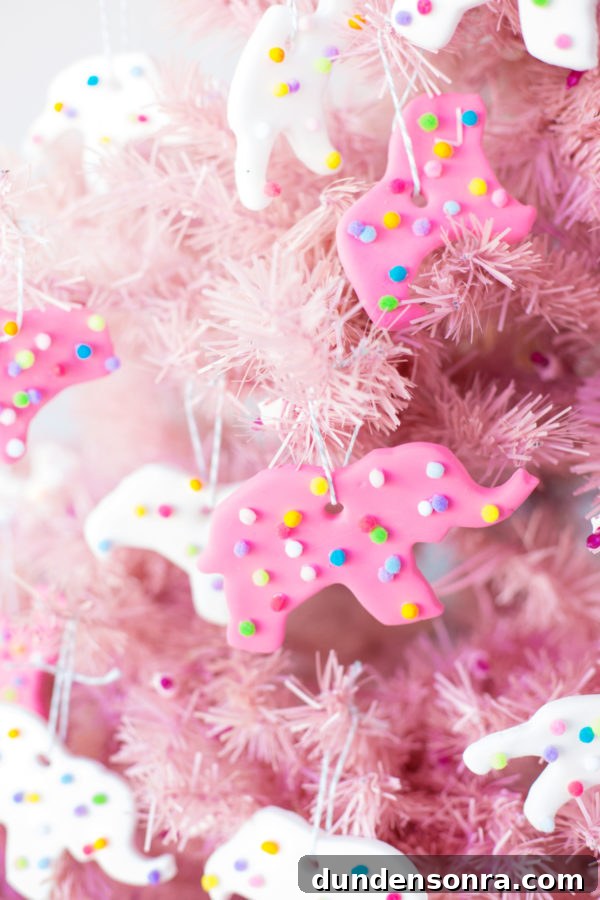 22 Festive Colorful Holiday DIYs for Bright Seasonal Decor 8 DIY Circus Animal Cookie Ornaments