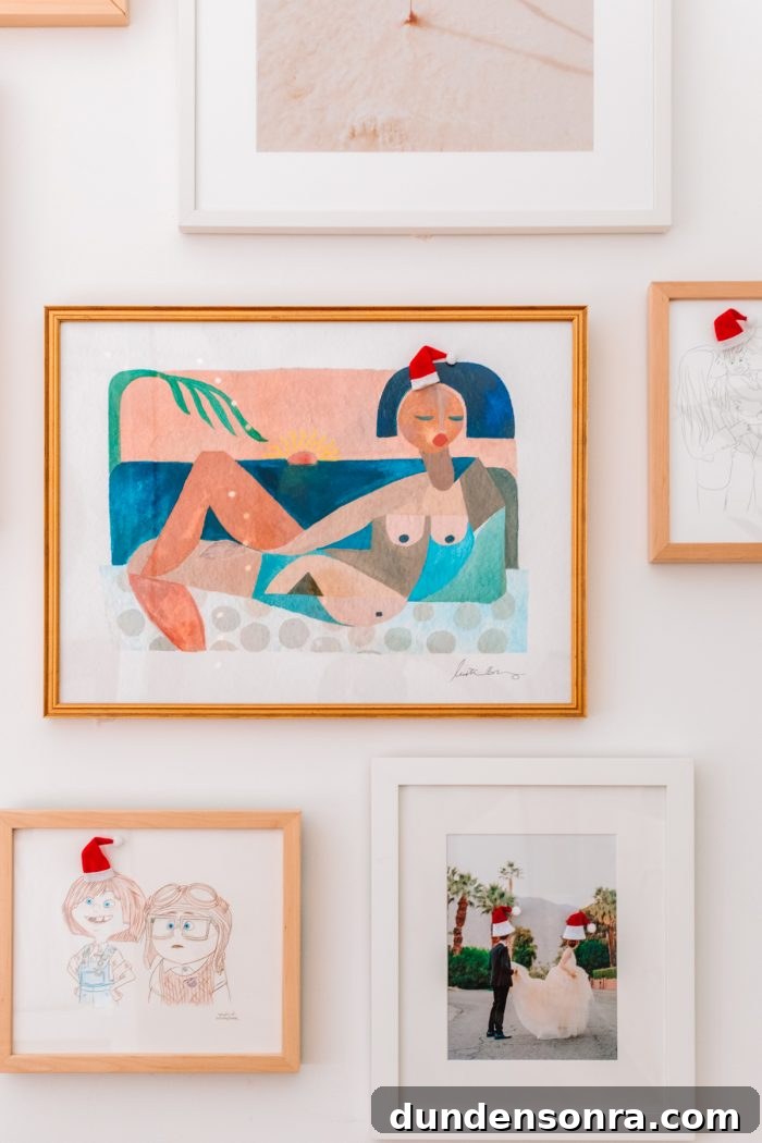 Start These Memorable Family Christmas Traditions This Year 4 Santa hats on Art for Christmas Decor