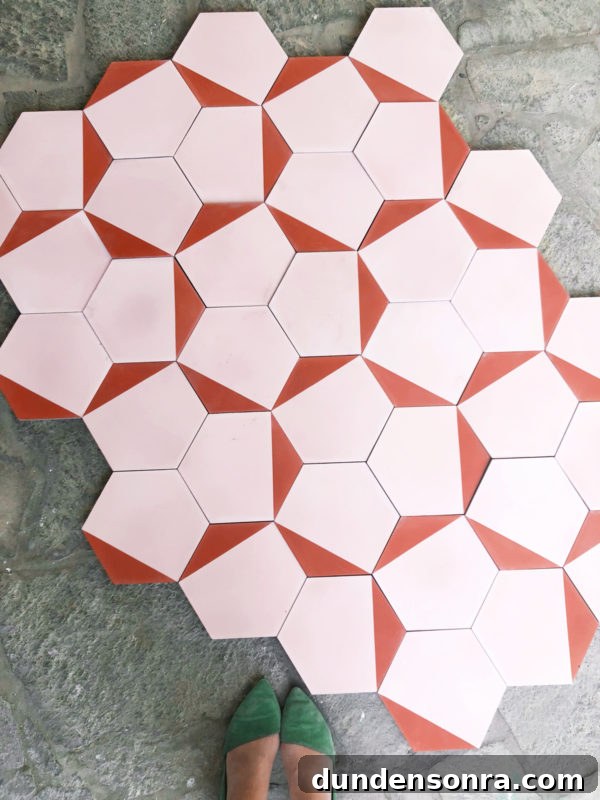 Pink Cle Tile Clip Cement Tile 