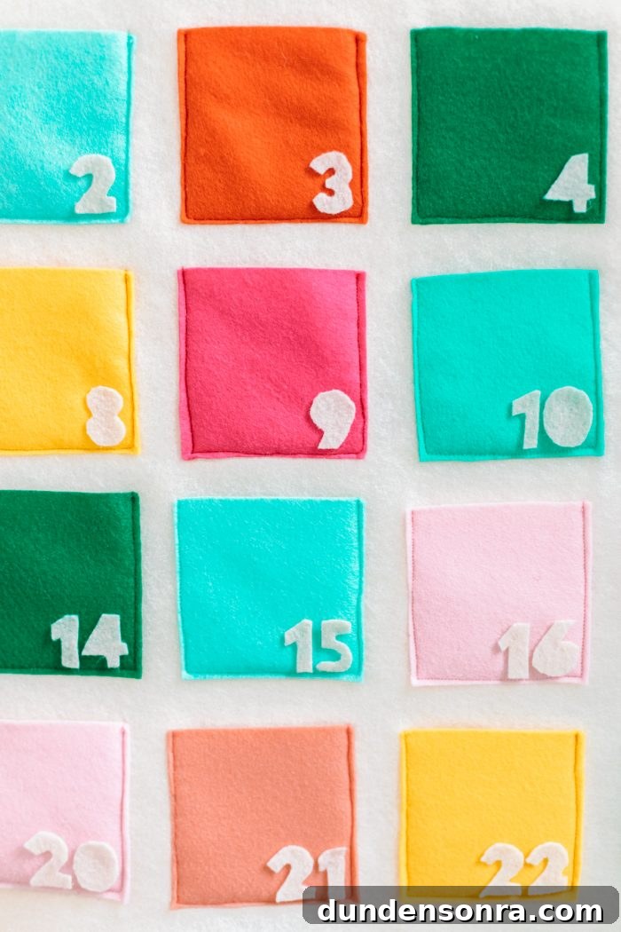 Felt Truck Advent Calendar: Step-by-Step DIY Tutorial 11 DIY Felt Truck Advent Calendar