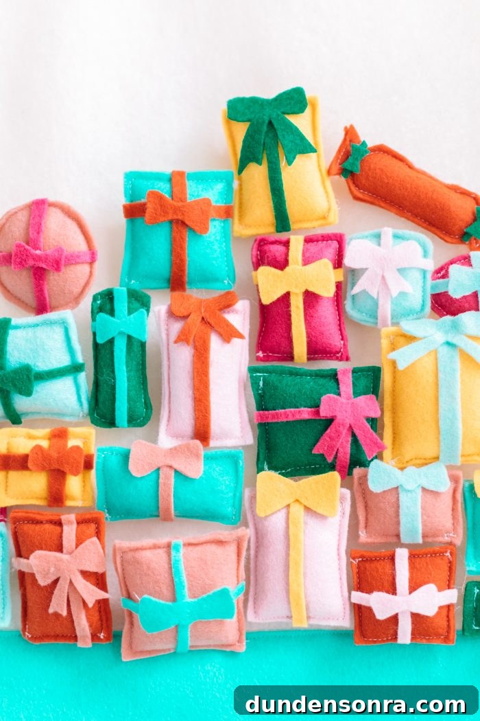 Felt Truck Advent Calendar: Step-by-Step DIY Tutorial 14 DIY Felt Truck Advent Calendar
