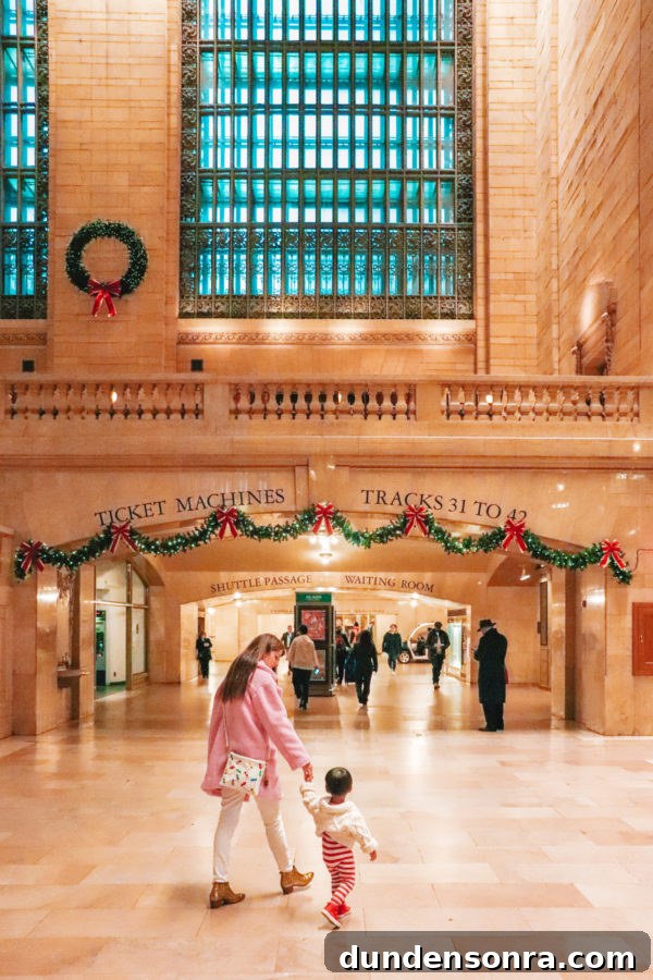 Arlo’s First Christmas in New York City: A Festive NYC Holiday Adventure 3 Building with Christmas decorations