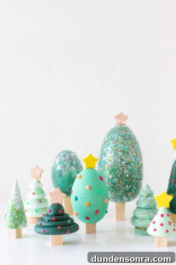 Colorful Christmas decor