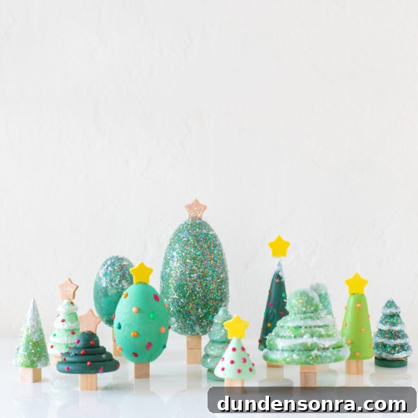 Green holiday decor